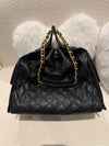 Chanel Medium 25 Bag Caviar Black (Microchip)