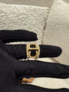 DIOR Pearl CD Gold Ring
