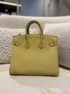 Hermes Birkin 25 Togo JAUNE POUSSIN Stamp W