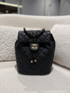 Chanel Quilted Small Backpack Caviar Black(Microchip)
