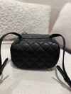 Chanel Quilted Small Backpack Caviar Black(Microchip)
