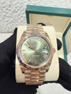 Rolex Day-Date40 40mm RG Olive Green Dial