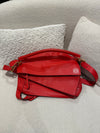 Loewe Puzzle Bag in Grained Calfskin Red