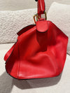 Loewe Puzzle Bag in Grained Calfskin Red