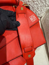 Loewe Puzzle Bag in Grained Calfskin Red