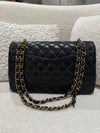 Chanel MEDIUM Classic Double Flap Bag Lambskin Black