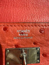 Hermes Kelly To Go Ostrich Rose Tyrien