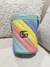 GUCCI GG MARMONT MINI BUCKET BAG MULTICOLOUR