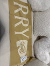 BURBERRY Logo Wool Scarf Beige
