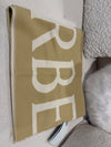 BURBERRY Logo Wool Scarf Beige