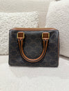 Celine Small Boston Bag Triomphe Canvas/ Leather Brown