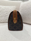 Celine Small Boston Bag Triomphe Canvas/ Leather Brown