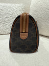 Celine Small Boston Bag Triomphe Canvas/ Leather Brown