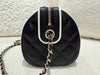 Chanel 25P Quilted Bowling Bag Lambskin Black (Microchip)