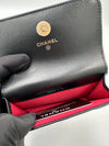CHANEL ENEMAL SMALL FLAP BAG LAMBSKIN BLACK