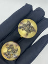 HERMESVintageHorn TrumpetClip Back Earrings