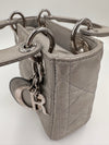 DIOR MINI LADY DIOR LAMBSKIN Gray SHW