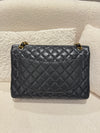 Chanel MAXI Classic Double Flap Bag& Gold-Tone Metal Black