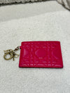 DIOR Lady Card Holder Pink