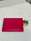 DIOR Lady Card Holder Pink