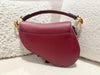 Dior Mini Saddle Bag Calfskin Red