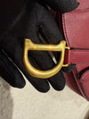 Dior Mini Saddle Bag Calfskin Red