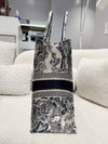 Dior Large Book Tote Toile De Joey Embroidery Beige