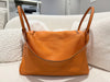 Hermes Lindy 34 TOGO Orange Stamp Square P