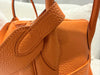 Hermes Lindy 34 TOGO Orange Stamp Square P