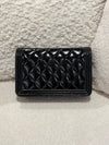 Chanel Boy Wallet On Chain Shiny Calfskin Black