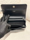 Chanel Boy Wallet On Chain Shiny Calfskin Black
