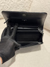 Chanel Boy Wallet On Chain Shiny Calfskin Black