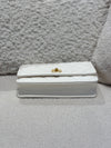 CHANEL Pearl Crush Wallet on Chain Lambskin White (Microchip)