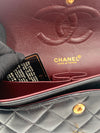 Chanel Vintage Classic Double Flap Bag Quilted Lambskin Mid