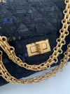 CHANEL MINI 2.55 REISSUE FLAP BAG FABRIC