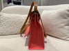Hermes Herbag Zip 31 Pink Stamp A