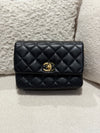 Chanel Season 22A Flap Bag with coin details