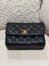 Chanel Season 22A Flap Bag with coin details