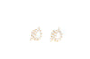 HERMES FINESSE EARRINGS ROSE GOLD DIAMONDS