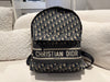 Dior Travel Backpack Blue Dior Oblique Jacquard