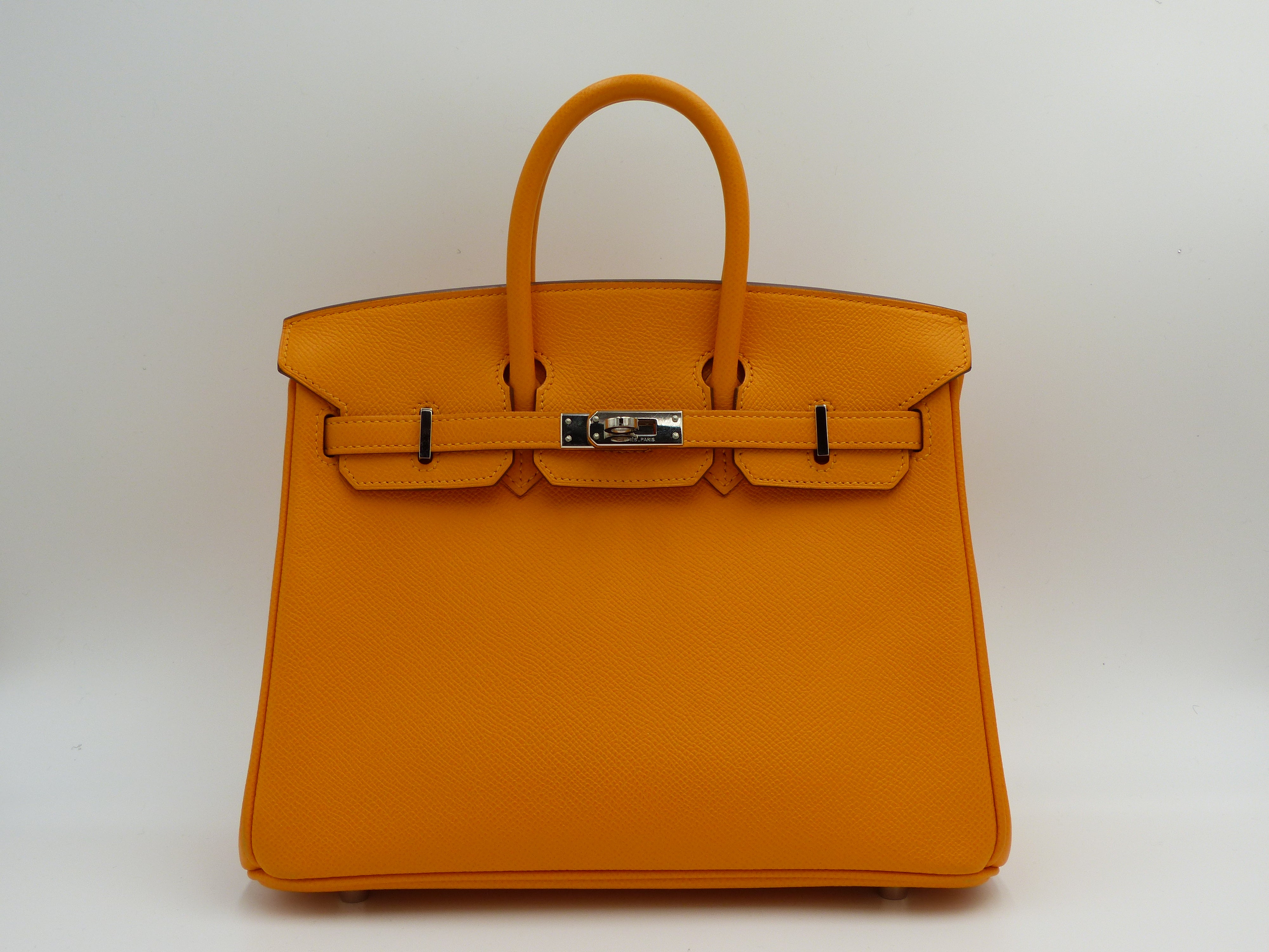 HERMES BIRKIN 25 EPSOM 9V JAUNE D’OR STAMP A Luxury consignment store