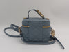 DIOR SMALL DIORTRAVEL VANITY CASE CANNAGE LAMBSKIN BLUE GHW
