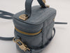 DIOR SMALL DIORTRAVEL VANITY CASE CANNAGE LAMBSKIN BLUE GHW