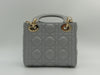 CHRISTIAN DIOR MINI LADY DIOR LIGHT GREY