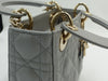 CHRISTIAN DIOR MINI LADY DIOR LIGHT GREY