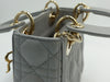 CHRISTIAN DIOR MINI LADY DIOR LIGHT GREY