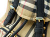 BURBERRY SMALL RUCKSACK BACKPACK NYLON BEIGE GHW