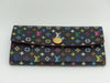 LOUIS VUITTON BLACK MULTICOLORE MONOGRAM CANVAS ZIPPY WALLET