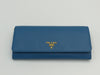 PRADA GIADA SAFFIANO LEATHER WALLET ON CHAIN