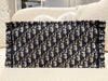 DIOR Medium Book Tote Blue Dior Oblique Embroidery